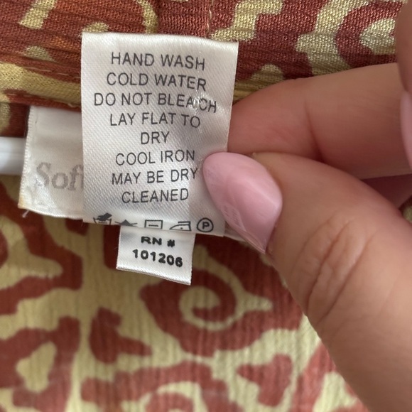 Soft Surroundings Open Front Kimono Cardigan Beaded Trim Crinkle Rayon Boho 3X - Picture 6 of 10